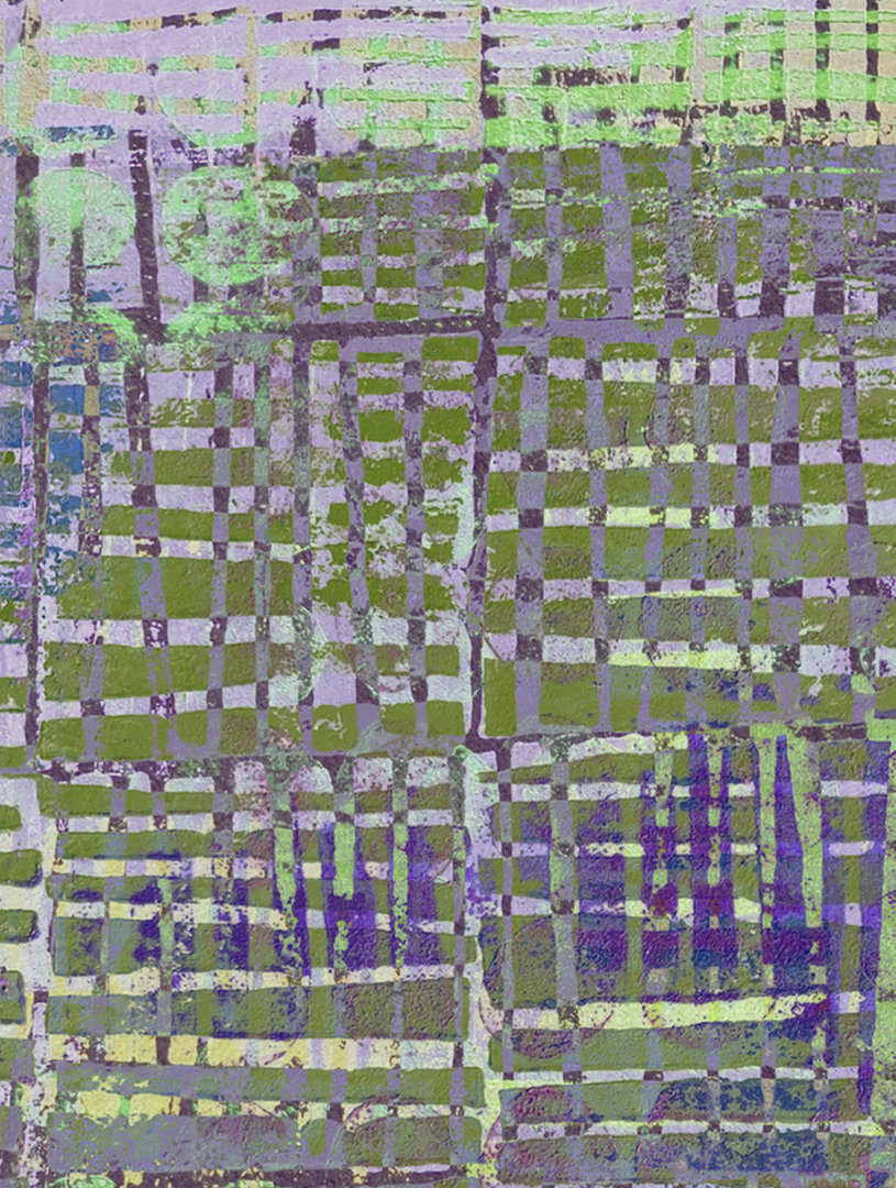 Woven Grid II, Acrylic on Canvas
