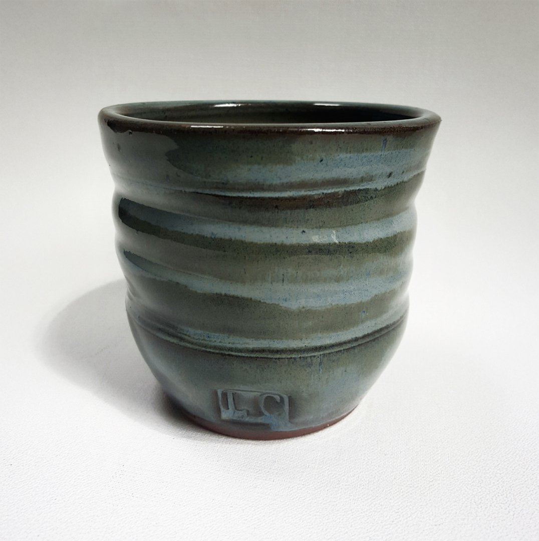 Verdigris Vessel, ceramic