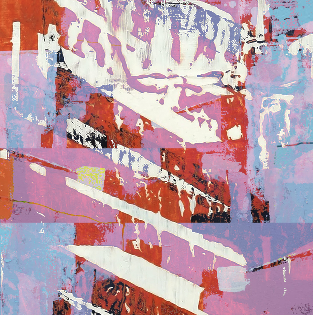 No. 3 II, an abstract acrylic painting on canvas